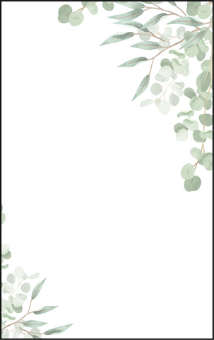 Partecipazione Matrimonio verde a tema Boho - Codice F1680
