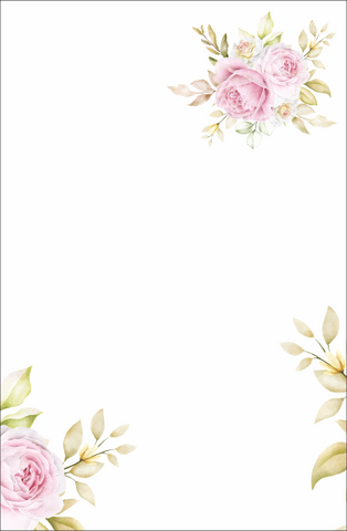 Partecipazione Matrimonio rettangolare con Rose  - Codice F1762 Partecipazione Matrimonio rettangolare con Rose  - Codice F1762