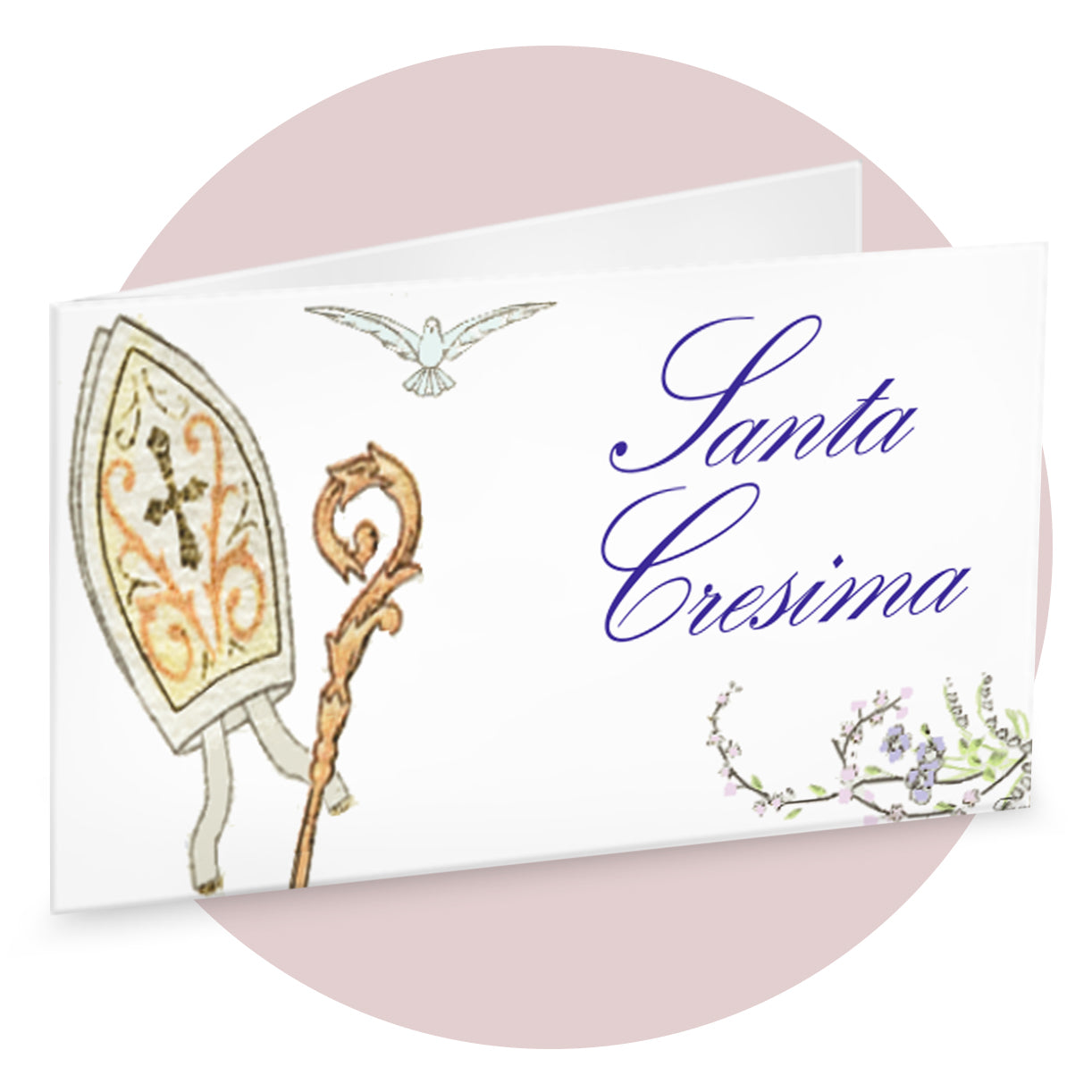 100 Bigliettini Per Bomboniera 9x2,5 Cm - Personalizzabili Per Cresima, Comunione, Matrimonio - IRPot