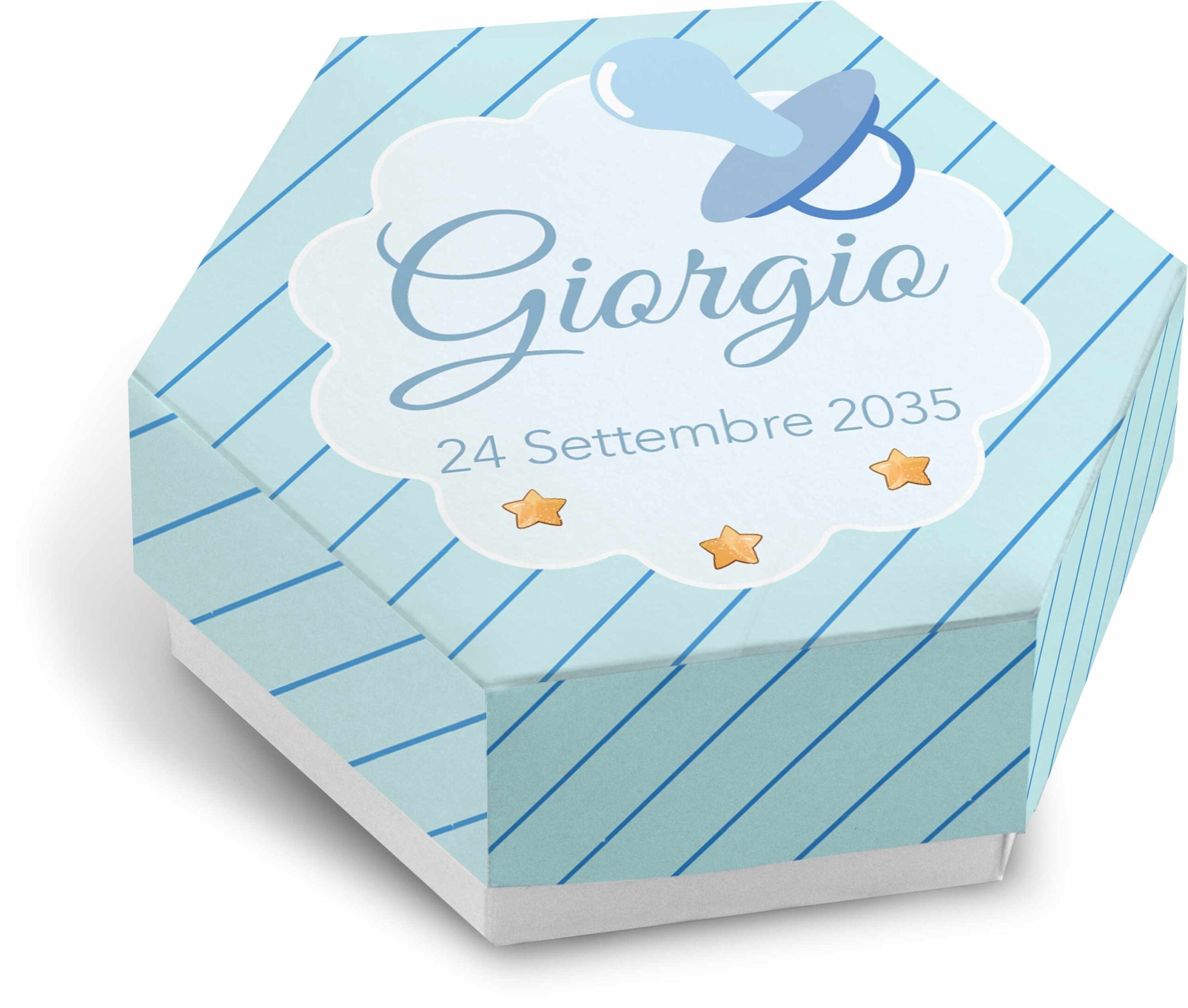 Scatolina porta confetti personalizzata quadrata Easyprint stampabile –  Inviti Design