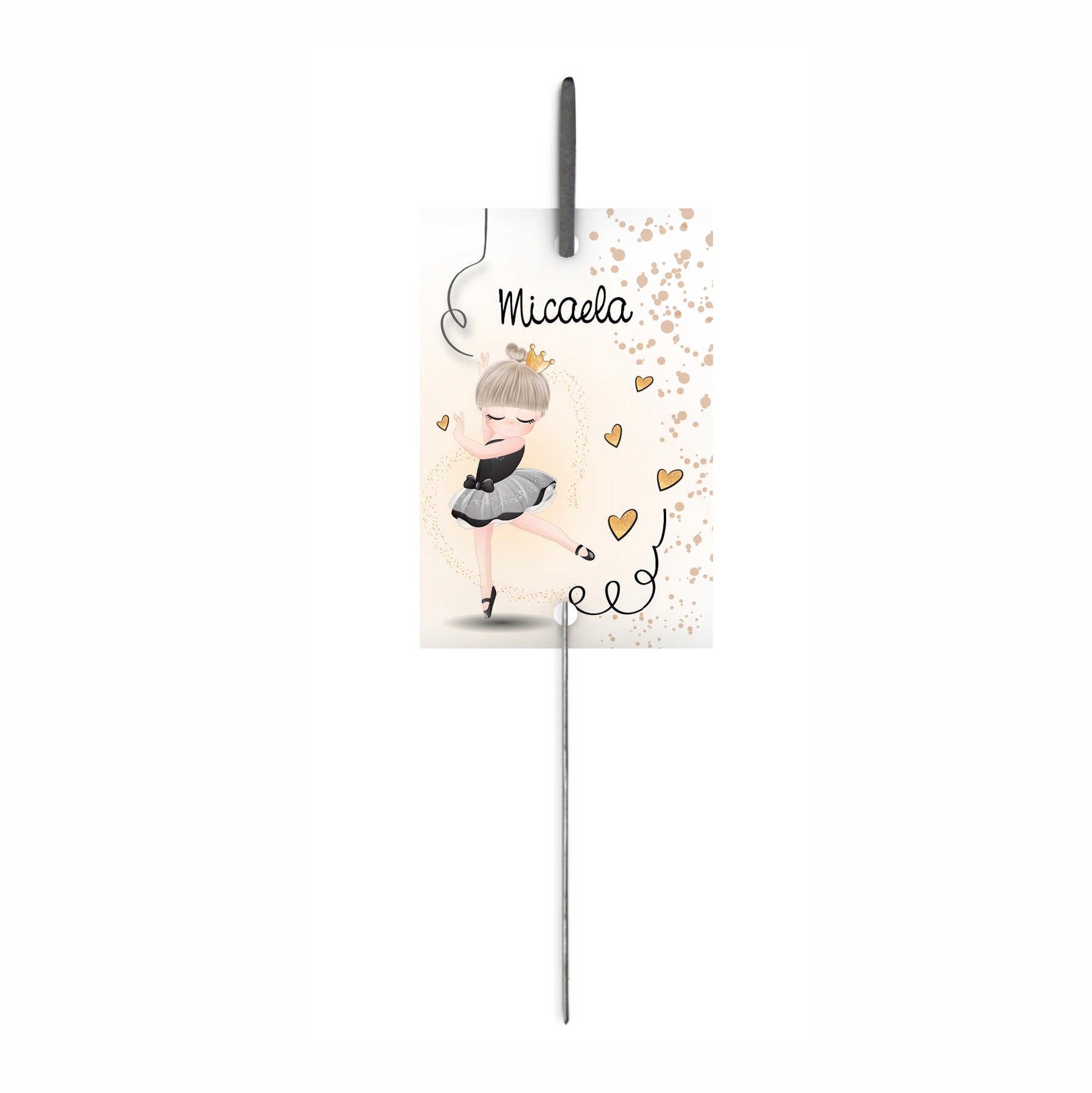 Cartoncino per stelline scintillanti tema ballerina Modello codice: PB –  Inviti Design