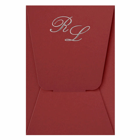 Buste Partecipazioni Matrimonio colorate Rosso Cardinale Verticali Rettangolare cm 12x18