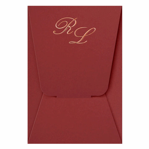 Buste Partecipazioni Matrimonio colorate Rosso Cardinale Verticali Rettangolare cm 12x18