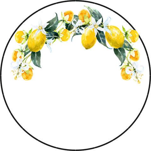 Partecipazione di nozze tema limoni cod. F1649