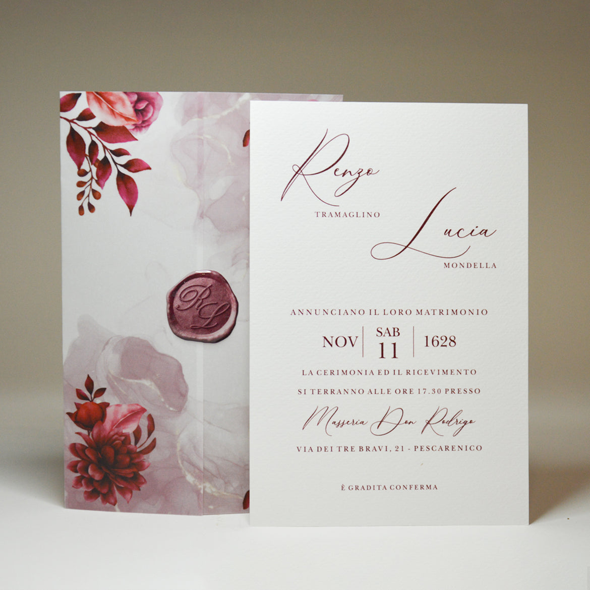 Partecipazioni Matrimonio Personalizzate Partecipazioni Di