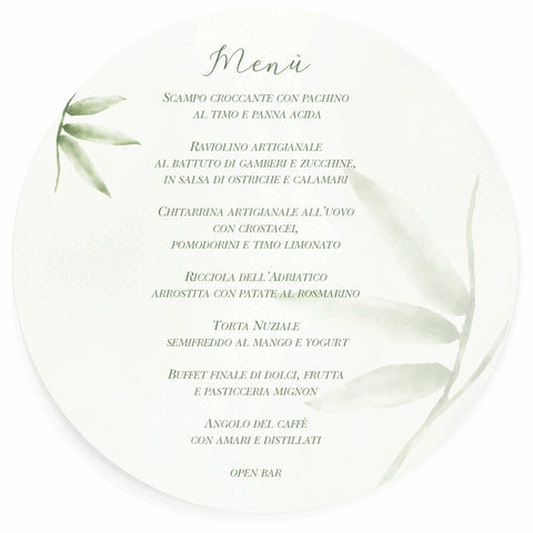 MENU ABBINATO AD ART. F1760