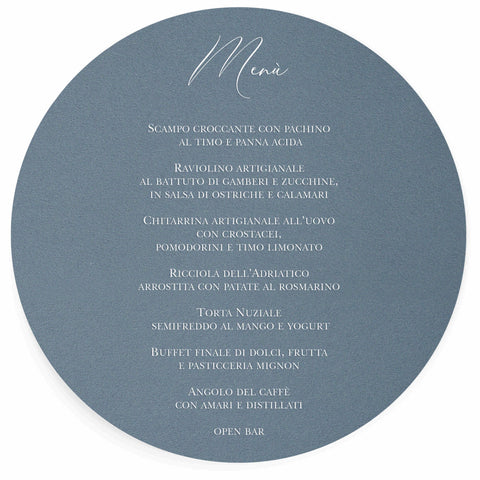 MENU ABBINATO AD ART. F1764