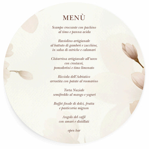MENU ABBINATO AD ART. F1772