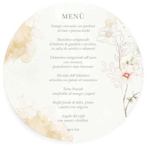 MENU ABBINATO AD ART. F1774