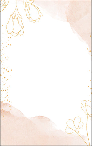 Partecipazione matrimonio scatola porta confetti, tema rosa e fiori oro