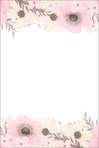 Partecipazione di nozze in plexiglass trasparente rettangolare con fiori rosa cod. FPLEX22