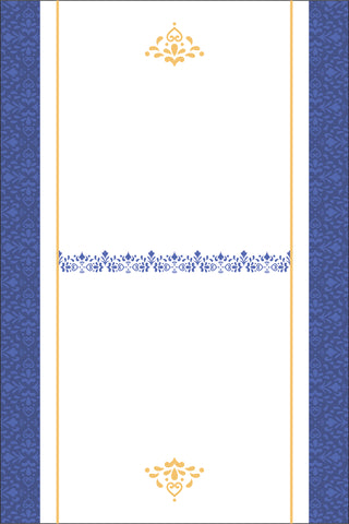 Partecipazione di nozze in plexiglass trasparente rettangolare con tema maioliche cod. FPLEX33