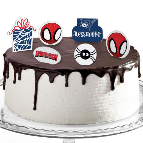 Decorazioni torte compleanno tema super eroi spider baby Modello codice: PB 12 Z