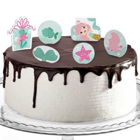 Decorazioni torte compleanno tema sirenetta Modello codice: PB 13 Z