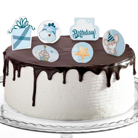 Decorazioni torte compleanno tema dino baby Modello codice: PB 3 Z