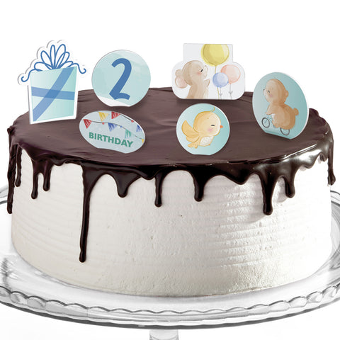 Decorazioni torte compleanno tema animali bimbo Modello codice: PB 40 Z