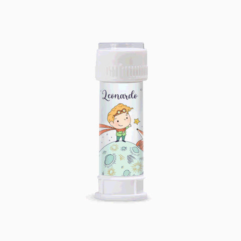 Etichette bolle di sapone personalizzate compleanno tema piccolo principe Modello codice: PB 48 D