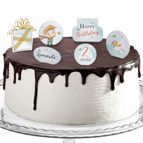Decorazioni torte compleanno tema piccolo principe Modello codice: PB 48 Z