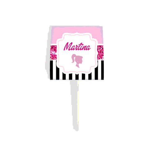 Porta chupa chups tema barbie Modello codice: PB 49 F