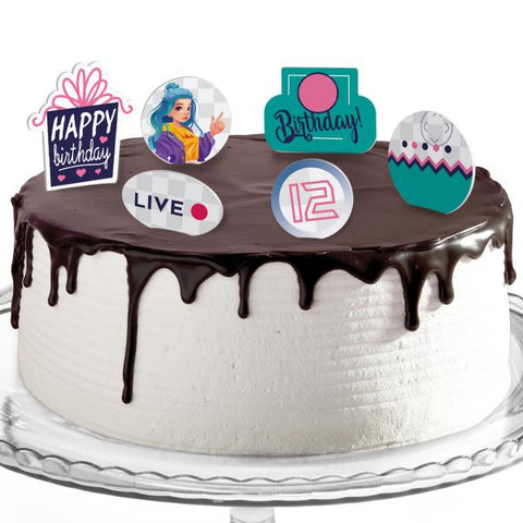 Decorazioni torte compleanno tema youtuber Modello codice: PB 8 Z