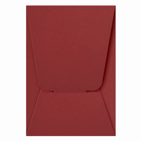 Buste Partecipazioni Matrimonio colorate Rosso Cardinale Verticali Rettangolare cm 12x18