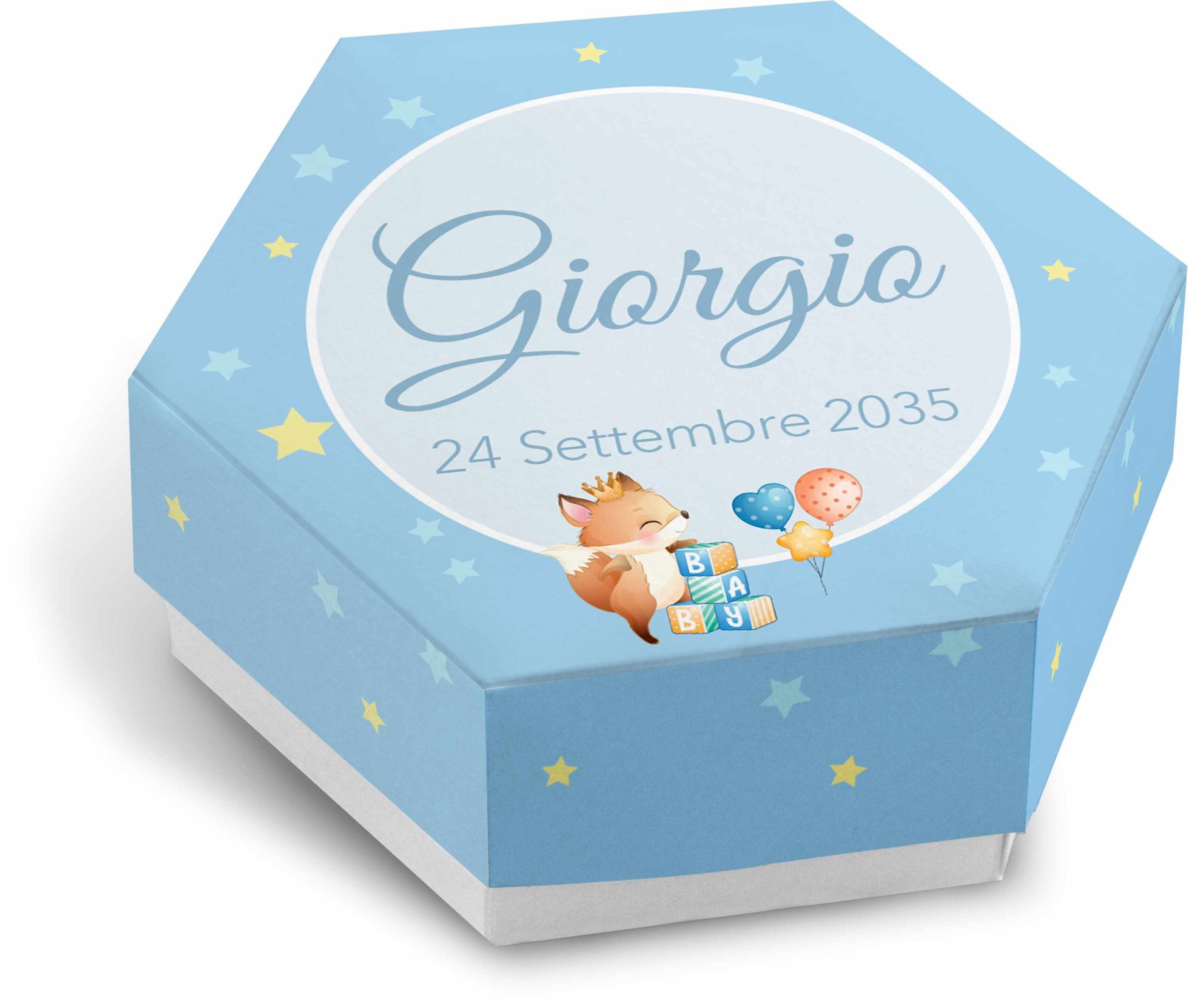 Scatolina porta confetti personalizzata quadrata Easyprint stampabile –  Inviti Design