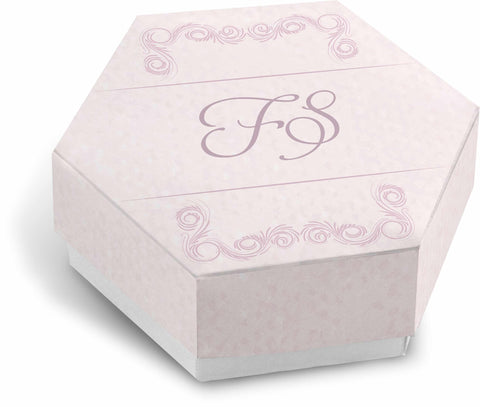 Scatolina porta confetti personalizzata esagonale - Modello FES4015