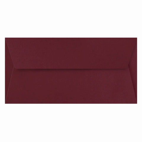 Buste Partecipazioni Matrimonio colorate Bordeaux Rettangolare cm 11x22