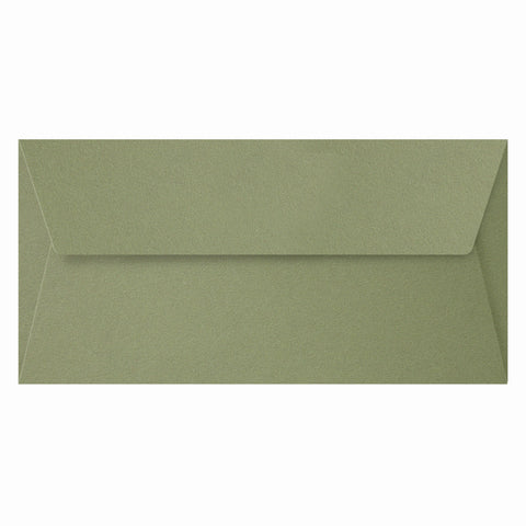 Buste Partecipazioni Matrimonio colorate Verde Salvia Rettangolare cm 11x22