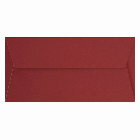 Buste Partecipazioni Matrimonio colorate Rosso Cardinale Rettangolare cm 11x22