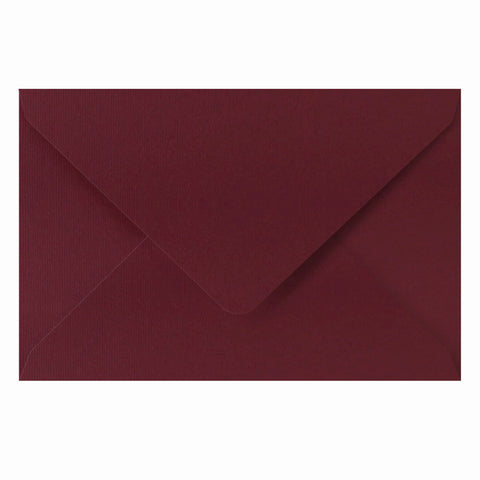 Buste Partecipazioni Matrimonio colorate Bordeaux Rettangolare cm 12x18