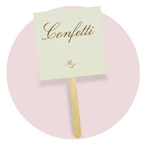 Segnagusti per confetti set ricevimento matrimonio cod. FFP Q 0001