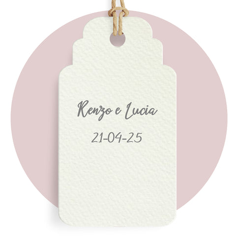 Tag Bomboniere Unisex CARTA MODIGLIANI Codice FFTAG0012