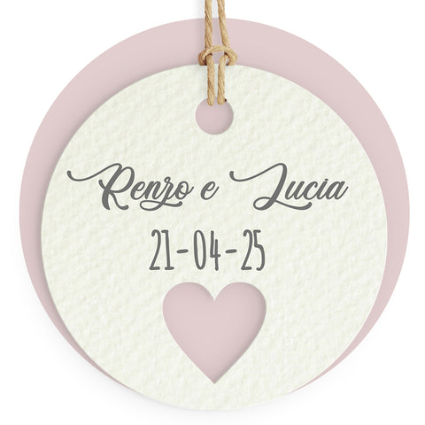 Tag Bomboniere Matrimonio CARTA MODIGLIANI Codice FFTAG0061