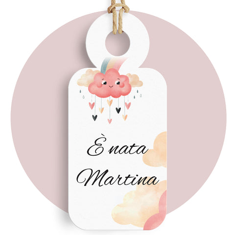 Tag Bomboniere Nascita Bimba Codice FFTAG0099
