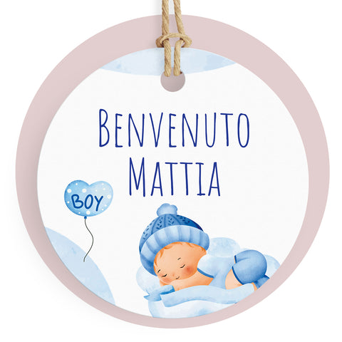 Tag Bomboniere Nascita Maschietto  Codice FFTAG0109
