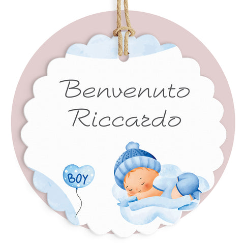 Tag Bomboniere Nascita Maschietto Codice FFTAG0117