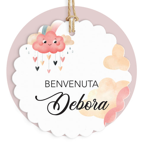 Tag Bomboniere Nascita Bimba Codice FFTAG0120