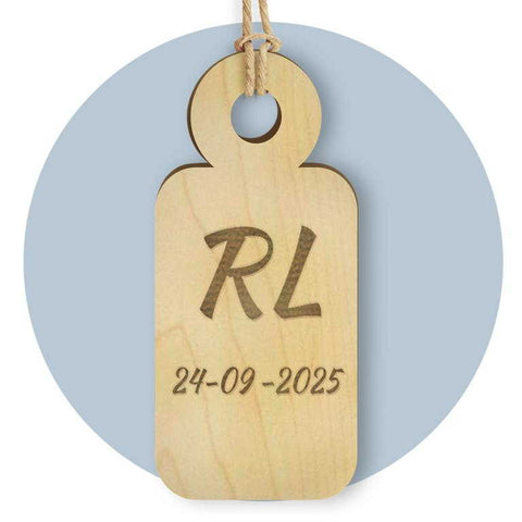 Tag in legno sagomato cod. FFTAGLEGNOF0002
