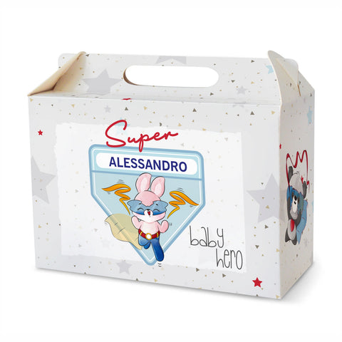 Scatola happy meal articolo tema super eroi bunny Modello codice: PB 11 U