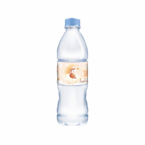Etichette acqua personalizzate compleanno tema bambi Modello codice: PB 14 L
