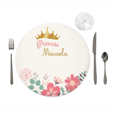 Tovaglietta personalizzata compleanno tema principessa Modello codice: PB 1 Q