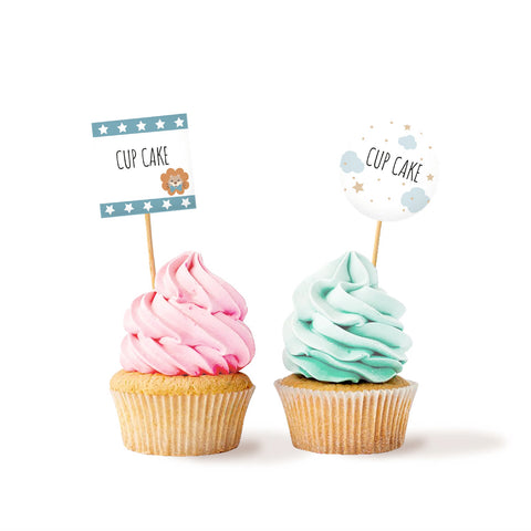 Segnagusti cup cakes articolo tema re leone Modello codice: PB 28 T