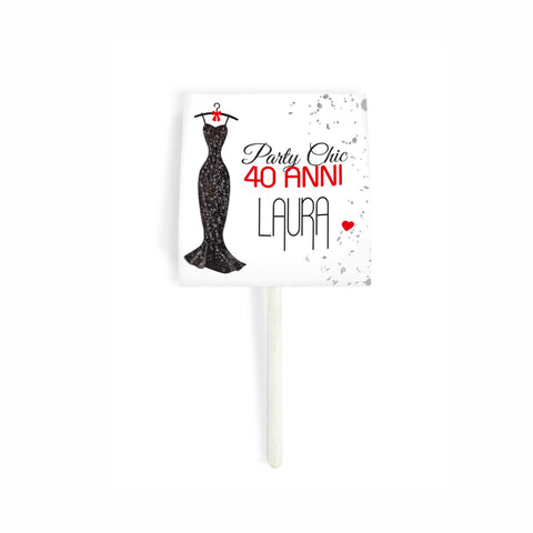 Porta chupa chups tema donna 40 anni glamour Modello codice: PB 2 F