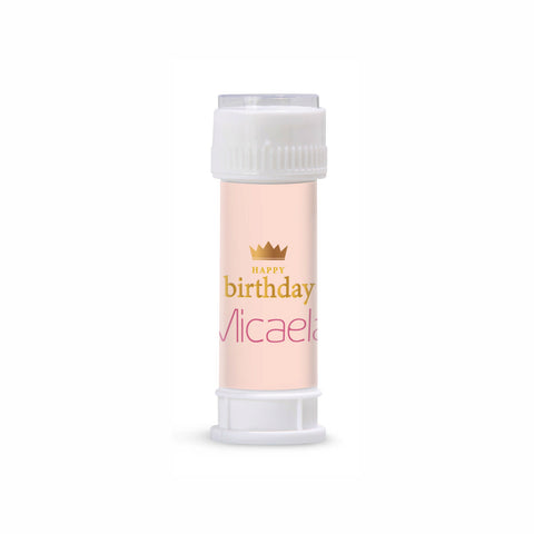 Etichette bolle di sapone personalizzate compleanno tema cuori Modello codice: PB 30 D