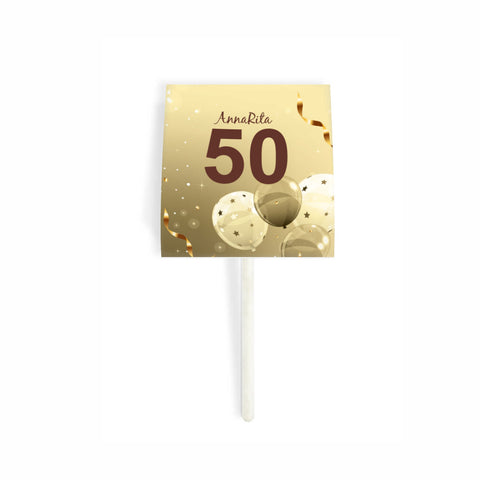 Porta chupa chups tema gold party Modello codice: PB 32 F