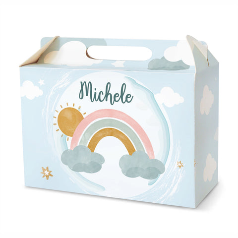 Scatola happy meal articolo tema arcobaleno maschietto Modello codice: PB 36 U