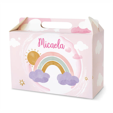 Scatola happy meal articolo tema arcobaleno femminuccia Modello codice: PB 37 U