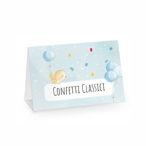 Segnagusto confetti e dolci festa di compleanno tema animali bimbo Modello codice: PB 40 E