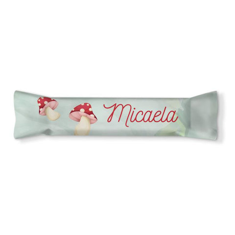 Adesivi barrette cioccolato personalizzate compleanno tema cappuccetto rosso Modello codice: PB 6 H